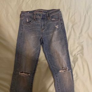American Eagle Super Stretch Jeggings. Size 4, barely worn